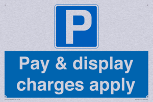 Pay & display charges apply